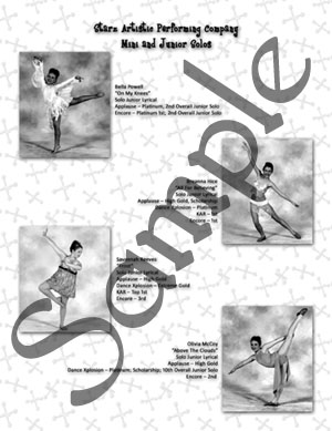 Diannes School of Dance Program page